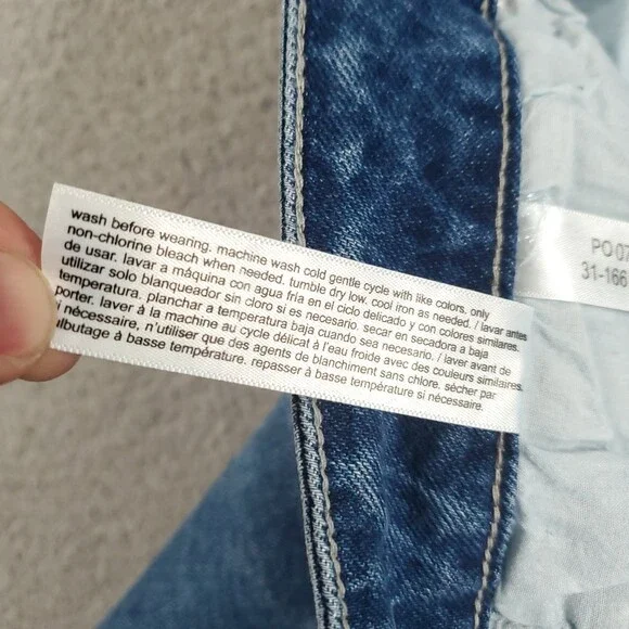 New Eloquii The Barrel Jean Womens 20 Blue Wash High Rise Stretch Comfort Denim - Picture 10 of 13